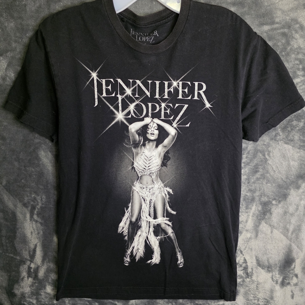 Rare Concert Jennifer Lopez All I Have Las Vegas Shirt Size Small Black Womens